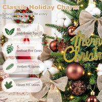 60 cm Tabletop Christmas Tree with Ornaments