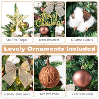 60 cm Tabletop Christmas Tree with Ornaments