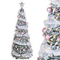 180cm Pre-Lit Pop up Christmas Tree w/ 140 LED Lights