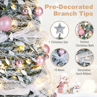 180cm Pre-Lit Pop up Christmas Tree w/ 140 LED Lights