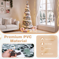 180cm Pre-Lit Pop up Christmas Tree w/ 140 LED Lights