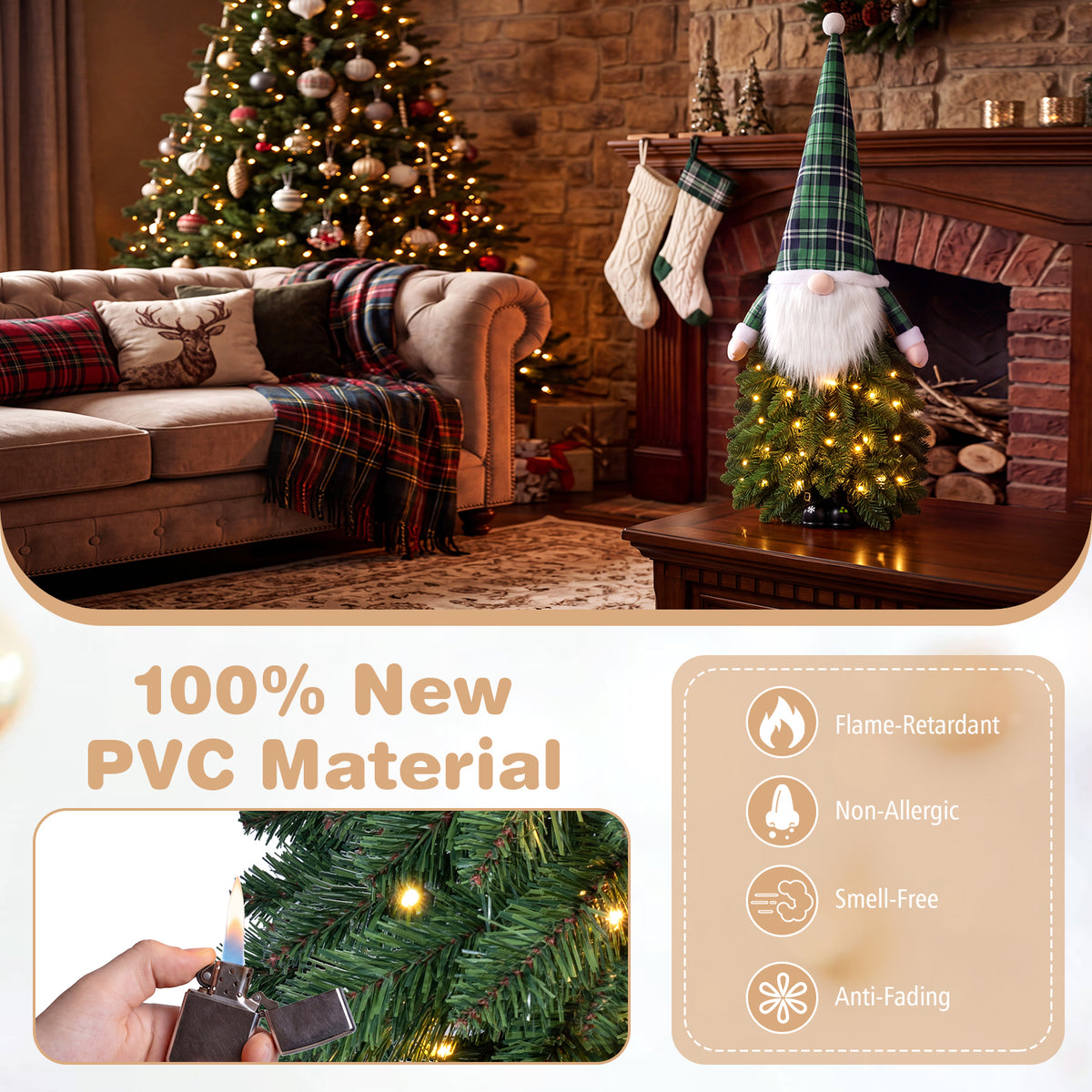 90 cm Mini Tabletop Artificial Christmas Tree