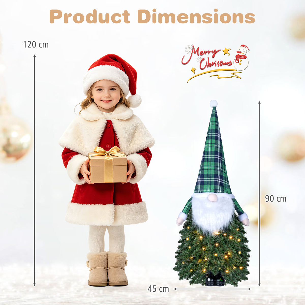 90 cm Mini Tabletop Artificial Christmas Tree
