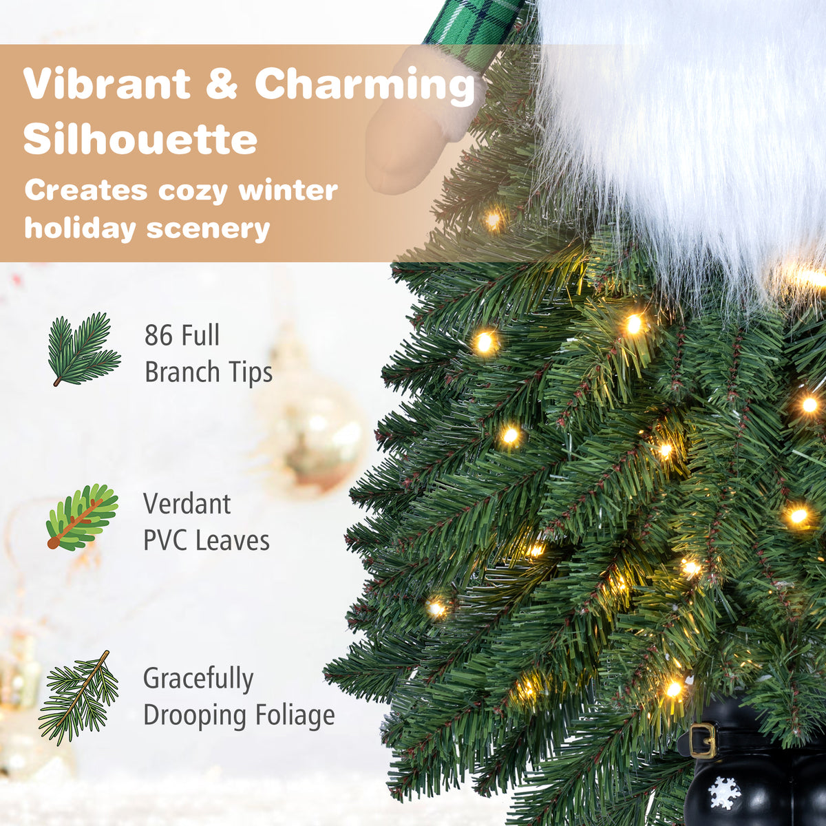 90 cm Mini Tabletop Artificial Christmas Tree