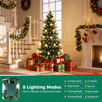 180cm/150 cm Artificial Fiber Optic Christmas Tree with 230/180 Branch Tips