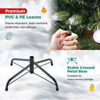 180cm/150 cm Artificial Fiber Optic Christmas Tree with 230/180 Branch Tips
