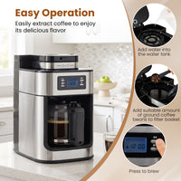 8-Cup Drip Coffee Maker for Home and Office