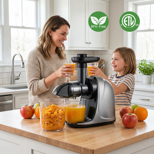 Cold Press Juicer with 95 High Yield and 2 Speed Modes for Home Use