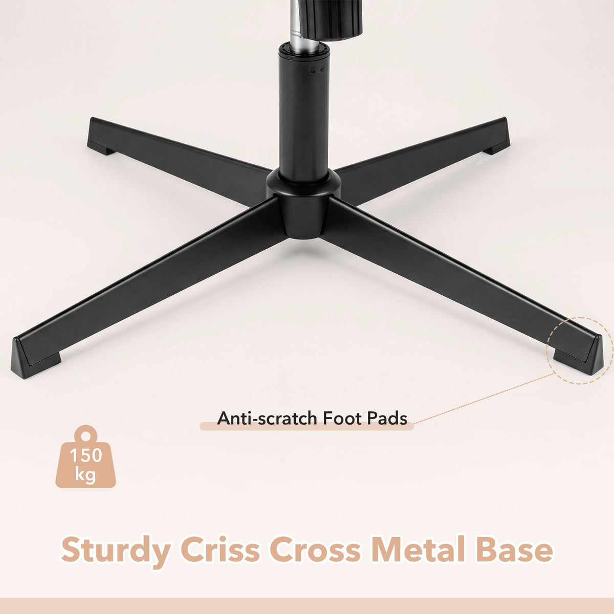 Criss Cross Chair with Flip-up Arms and Adjustable Height for Home Office and Study Room