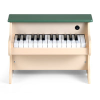 25 Keys Wooden Digital Piano Toy with Removable Music Stand