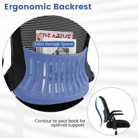 Drafting Chair with Flip Up Armrests and Adjustable Footrest Ring