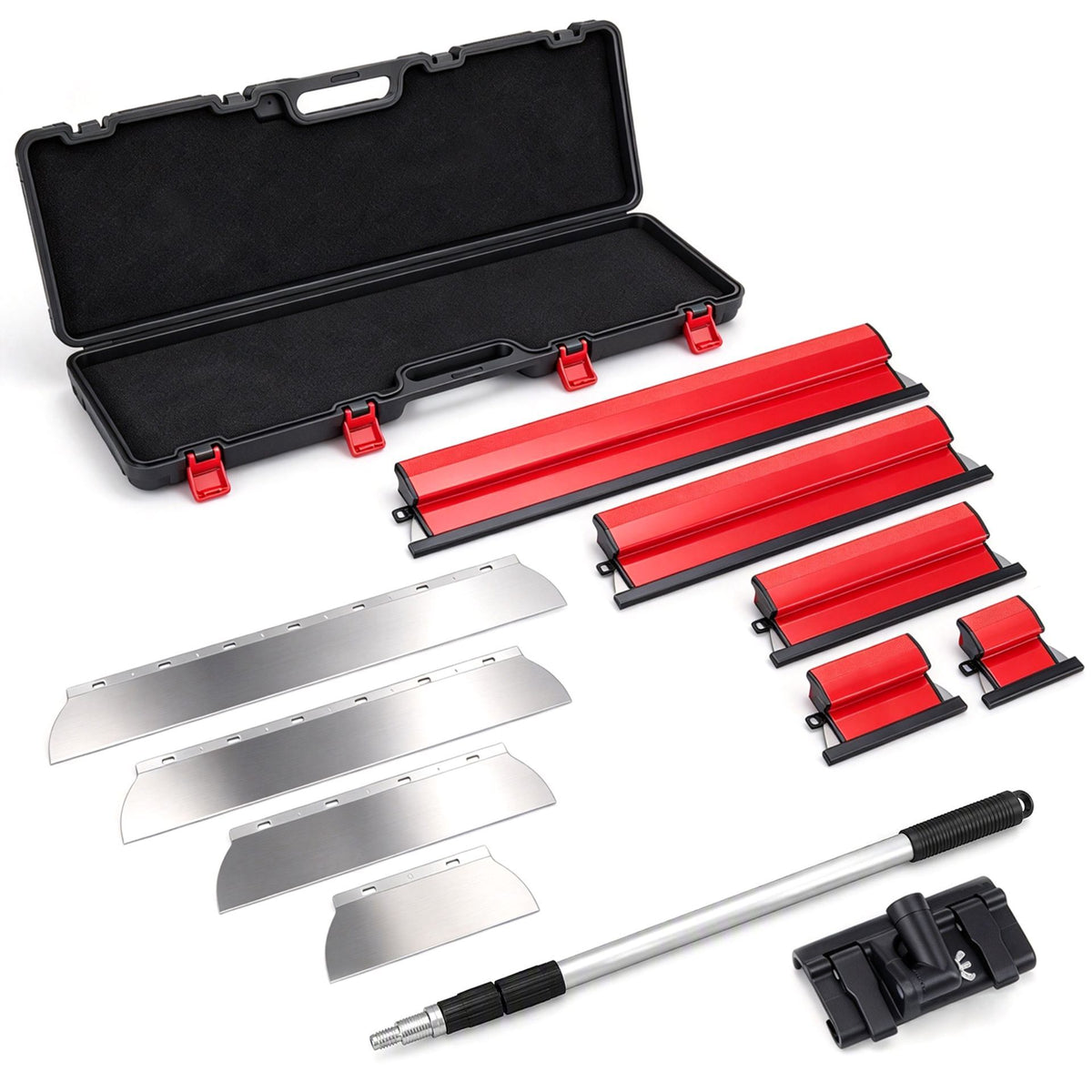 Drywall Skimming Blade Set with 19cm/25cm/40cm/60cm/80cm Stainless Steel Blades