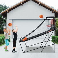 Dual Shot Arcade Basketball Game with LED Electronic Scoreboard and 8 Game Modes