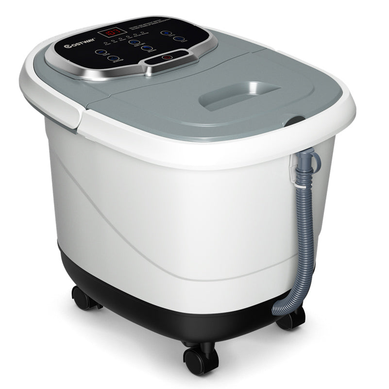 Foothbath Cleaner Machine Foot Spa Bath Multifunctional Electric Foot Baths Machine with LED Dis ...