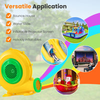 Inflatable Blower, 550W 0.8 HP Electric Blower, 1700 PA Air Blower for Inflatables