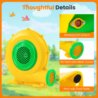 Inflatable Blower, 550W 0.8 HP Electric Blower, 1700 PA Air Blower for Inflatables