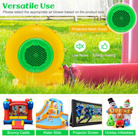 750W 1 HP Electric Blower, 3250 PA Air Blower for Inflatables