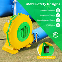 750W 1 HP Electric Blower, 3250 PA Air Blower for Inflatables