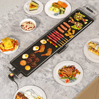 89cm Electric Griddle, Extra Large Teppanyaki Grill with Adjustable Temperature