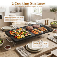 Electric Grill with Removable Touch Panel 1400W Indoor Griddle