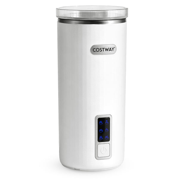 6-in-1 Electric Milk Frother Warm and Cold Foam Maker for Home Office