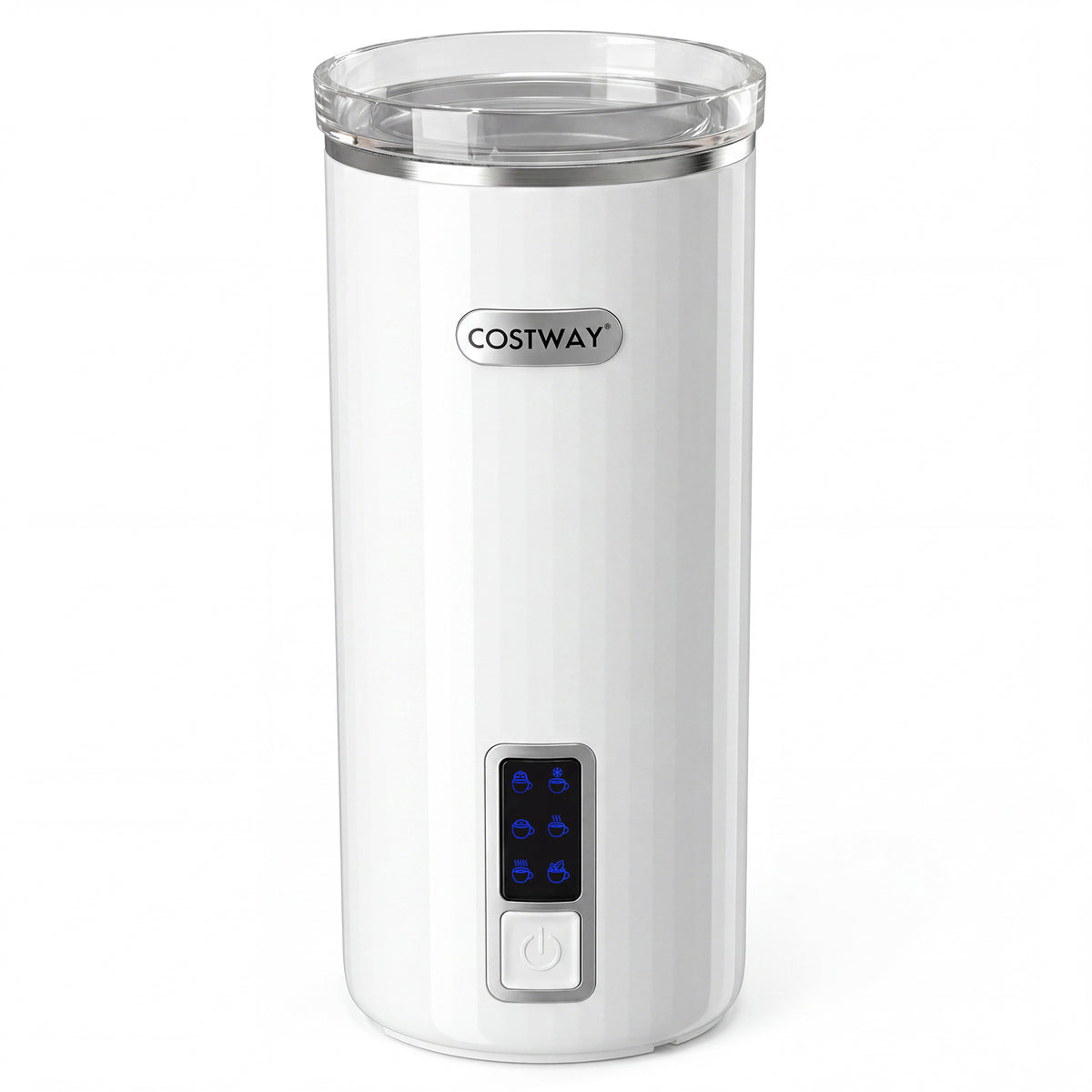 6-in-1 Electric Milk Frother Warm and Cold Foam Maker for Home Office