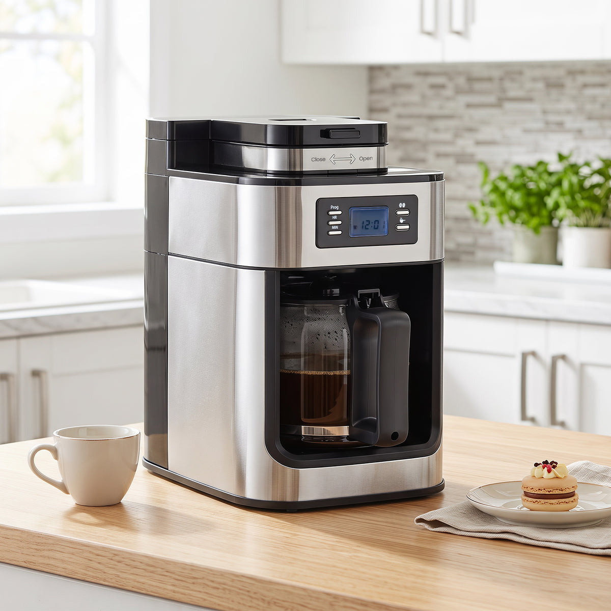 8-Cup Drip Coffee Maker for Home and Office