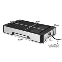 2300W Electric BBQ Grill and Griddle with Nonstick Cooking Plate
