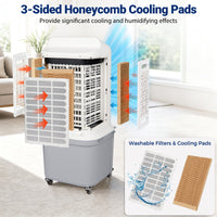 Evaporative Air Cooler with 27 L Large Water Tank