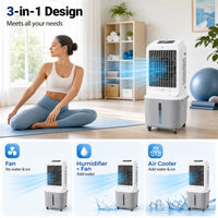 Evaporative Air Cooler with 27 L Large Water Tank