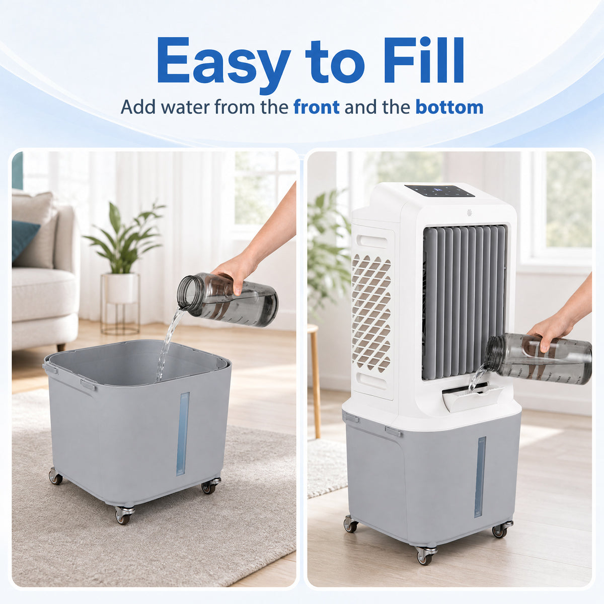 Evaporative Air Cooler with 27 L Large Water Tank