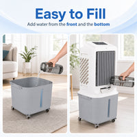 Evaporative Air Cooler with 27 L Large Water Tank