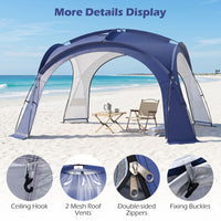 Easy Setup Dome Canopy Tent with Roof Vents and Carrying Bag