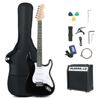 Electric Guitar Beginner Kit with Amplifier and Classic SSS Pickup