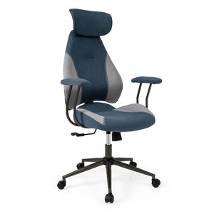 Ergonomic Office Chair with 2D Headrest and Rocking Backrest