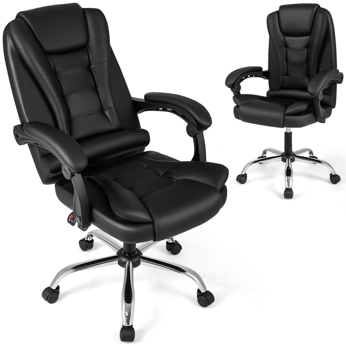 Executive Chair High Back with Linkage Armrests and Adjustable Height for Office
