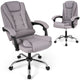Executive Chair High Back with Linkage Armrests and Adjustable Height for Office