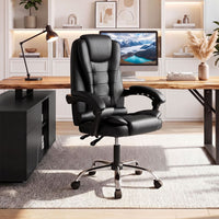 Executive Chair High Back with Linkage Armrests and Adjustable Height for Office