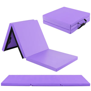 Tri-Fold Tumbling Exercise Mat 180 cm x 60 cm Dance Yoga Gymnastics Trainning