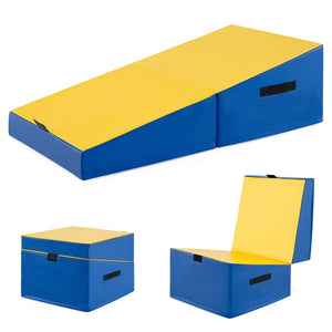 Gymnastics Tumbling Mat with EPE Foam and Non-slip PVC Leather