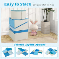 6-Piece Foam Climbing Blocks Kids Climb and Crawl Activity Play Set