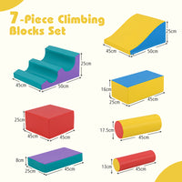 7Pcs Foam Building Blocks Set for Kids