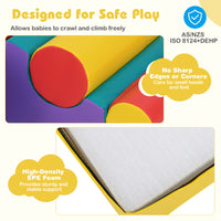 7Pcs Foam Building Blocks Set for Kids