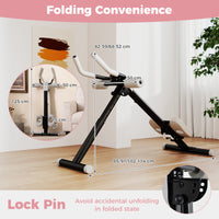 Adjustable Abdominal Trainer, Ab Workout Machine with Elbow Support