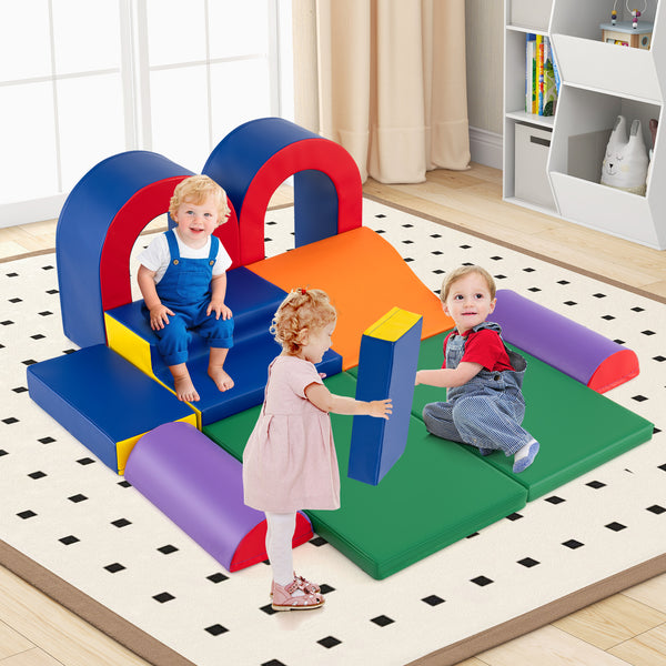 10-Piece Foam Climbing Blocks