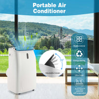 14000/16000 BTU 5-in-1 Portable Air Conditioner with Fan and Sleep Mode