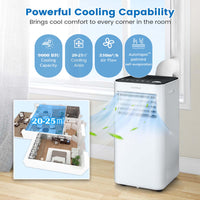 9000 BTU Portable Air Conditioner with Fan and Dehumidifier Mode