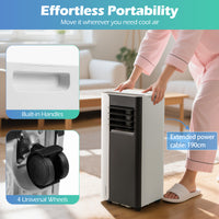 7000/9000 BTU Portable Air Conditioner 3-in-1 with Fan and Dehumidifier