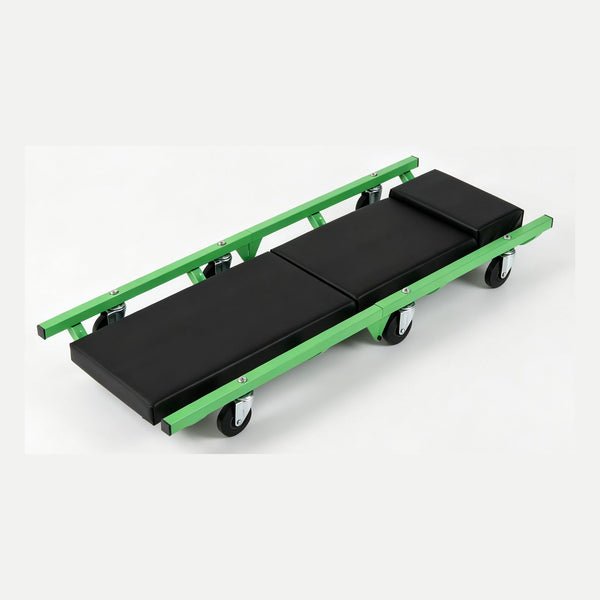 Foldable Automotive Creeper with 360° Swivel Wheels