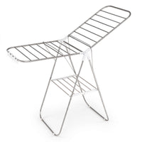 Foldable Clothes Drying Rack with Sock Clips Space-Saving Laundry Drying Rack